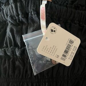 Free People Black Crop Top